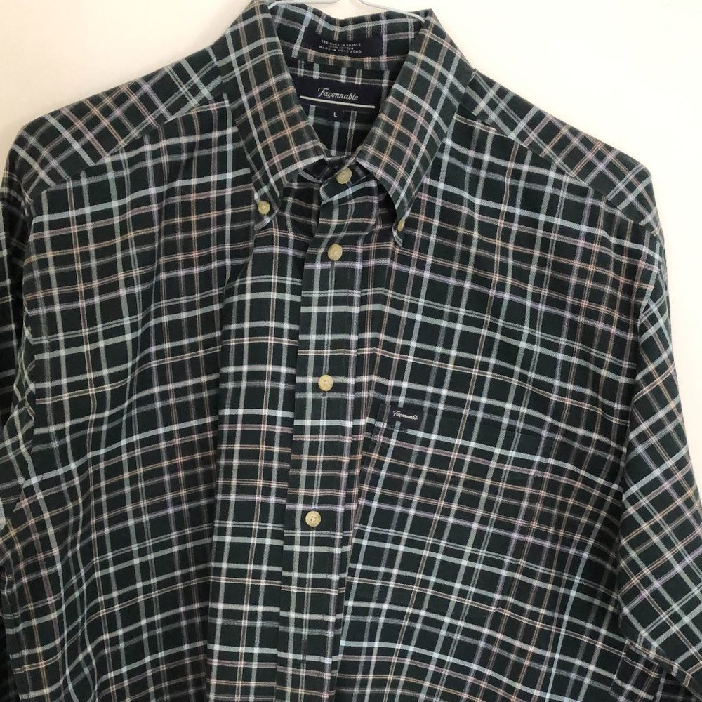 Brand New Never been Worn Facconable Shirt Designed in France Large